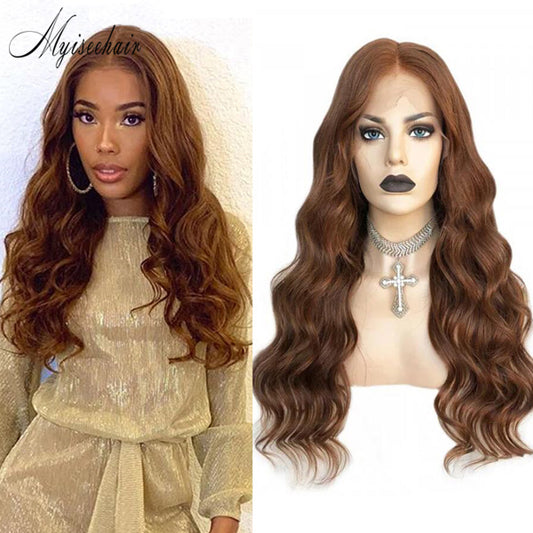 Myiseehair Undetectable HD Lace Virgin Hair Body Wave Hair Style #4 Color 360 Lace Wigs ISEE81