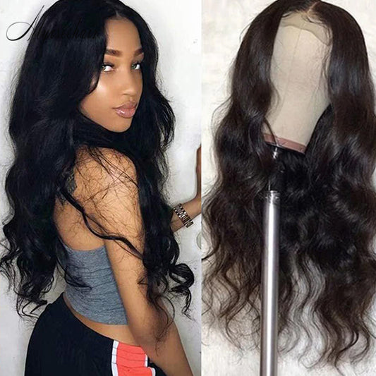 Myiseehair Body Wave Brazilian Human Hair Wigs 13x4 Lace Front Wig For Black Women With Pre Plucked ISEE86