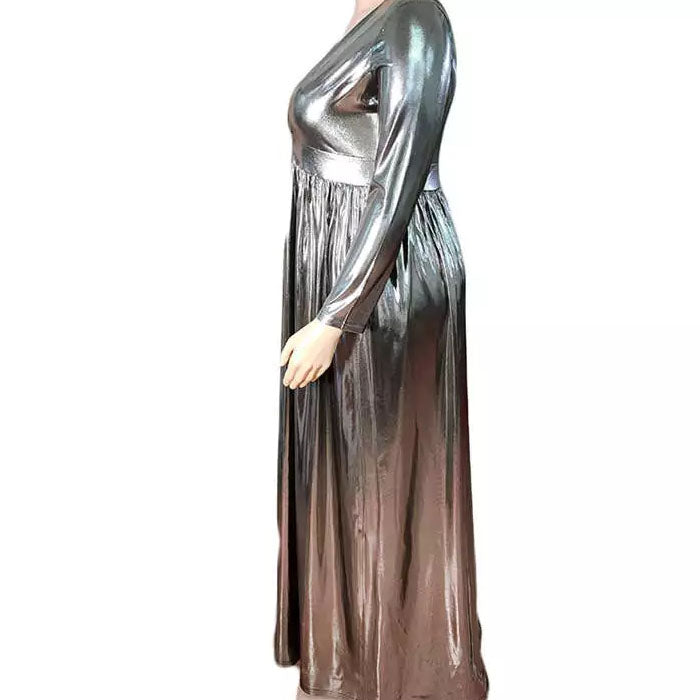 Solid dress plus size L116