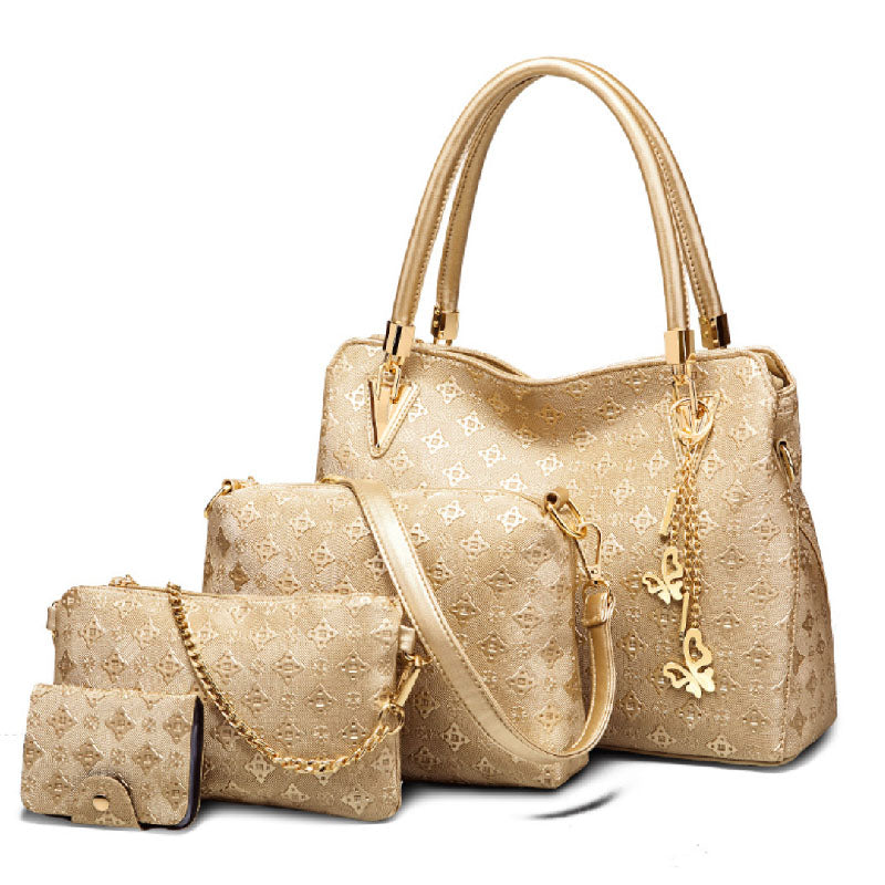 Large Tote Bag Trend Single Shoulder Diagonal Bag 4 piece L122