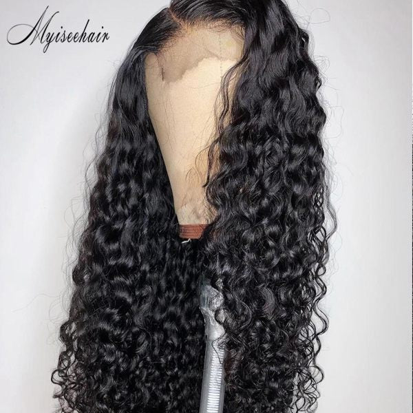MYISEEHAIR SUMMER TRENDS CURLY VIRGIN HUMAN HAIR 360 LACE WIG WITH BABY HAIR ISEE18