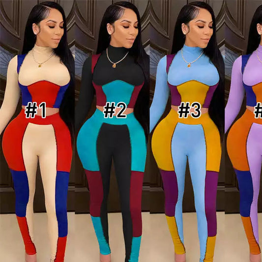 Solid color slim fit bag hip sexy tight suit size L30