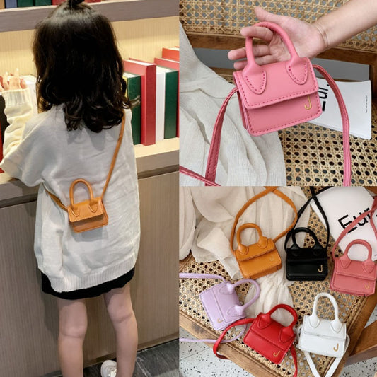 Girls Fashion Mini Small Square Bag Western-style Coin Messenger Bag L207