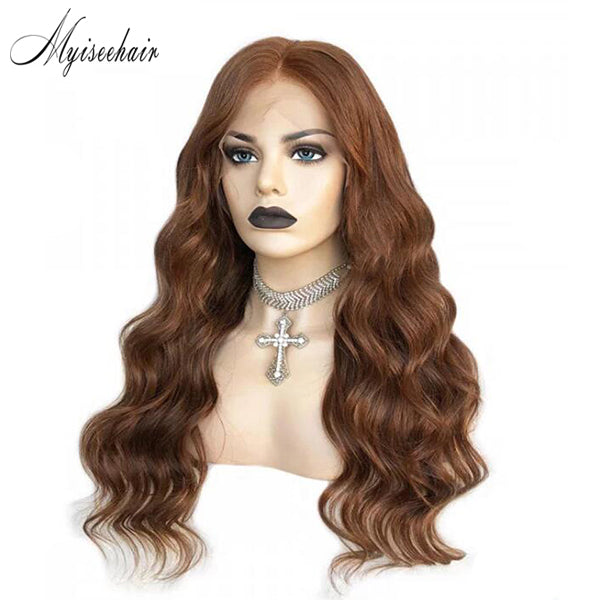 Myiseehair Undetectable HD Lace Virgin Hair Body Wave Hair Style #4 Color 360 Lace Wigs ISEE81