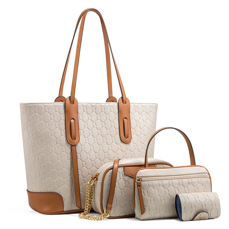 Handbag Fashion Large Ttote Bag Trend Single Shoulder Diagonal Bag 4 piece L119