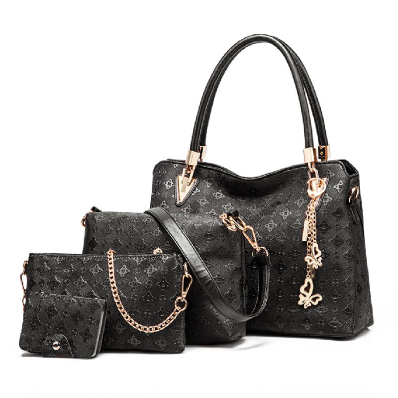  Large Tote Bag Trend Single Shoulder Diagonal Bag 4 piece L122