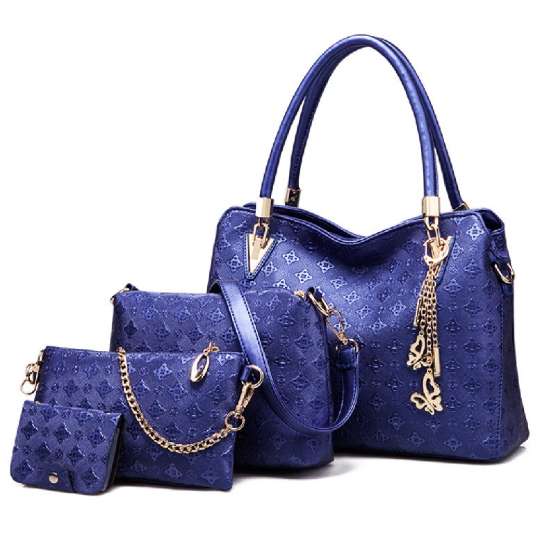  Large Tote Bag Trend Single Shoulder Diagonal Bag 4 piece L122