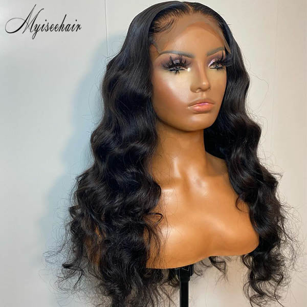 MYISEEHAIR LONG WAVY LACE FRONT WIG WITH VOLUMINOUS CURLS ISEE20