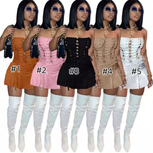 Wholesale Fashion dress for women sleeveless sexy dress L219