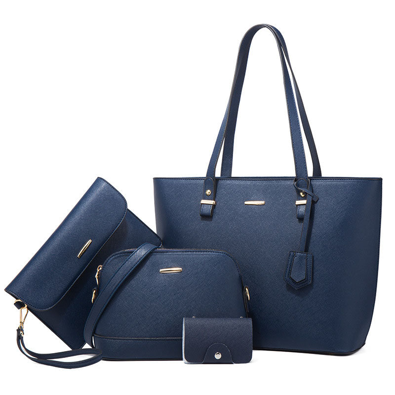 Women Handbags Wallet Tote Bag Shoulder Bag Top Handle Satchel Purse Set 4pcs L118