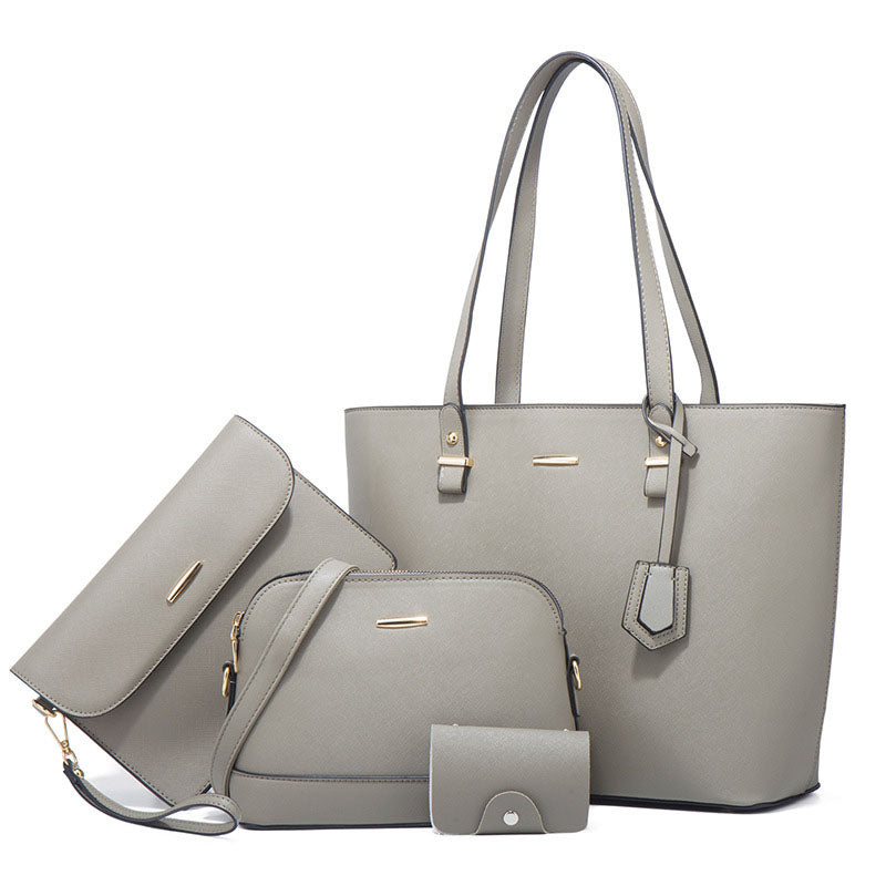 Women Handbags Wallet Tote Bag Shoulder Bag Top Handle Satchel Purse Set 4pcs L118