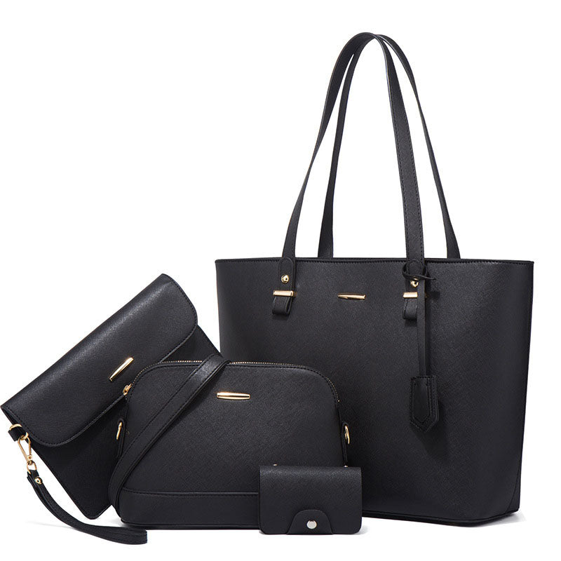 Women Handbags Wallet Tote Bag Shoulder Bag Top Handle Satchel Purse Set 4pcs L118