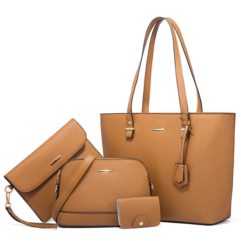 Women Handbags Wallet Tote Bag Shoulder Bag Top Handle Satchel Purse Set 4pcs L118